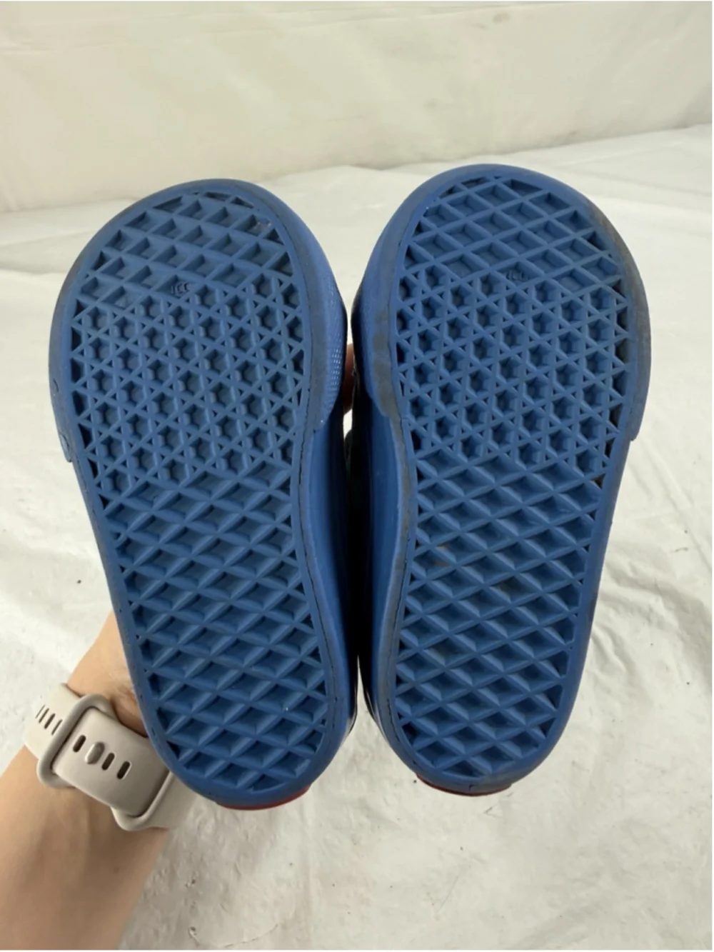 Vans TODDLER Sk8-Mid Reissue V Mono Checkerboard Blue SIZE 5